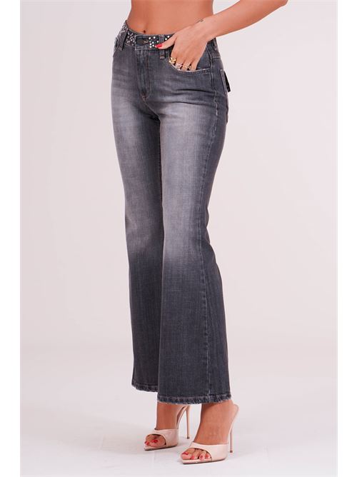 Jeans a zampa Gold Digger Denim | A26W043PDENIM NERO